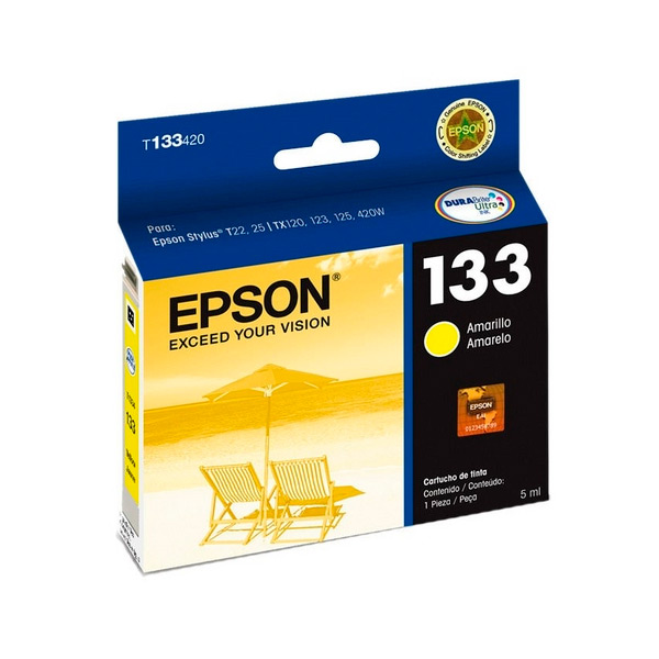 CARTUCHO EPSON T133420 (133) 5ML AMARELO