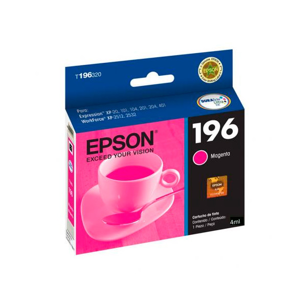 CARTUCHO EPSON T196320 (196) 4ML MAGENTA