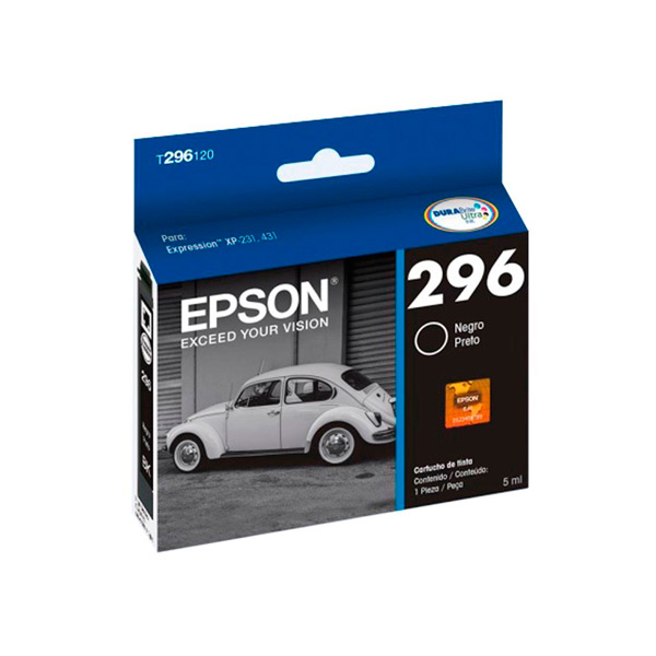 CARTUCHO EPSON T296120 (296) 4ML PRETO