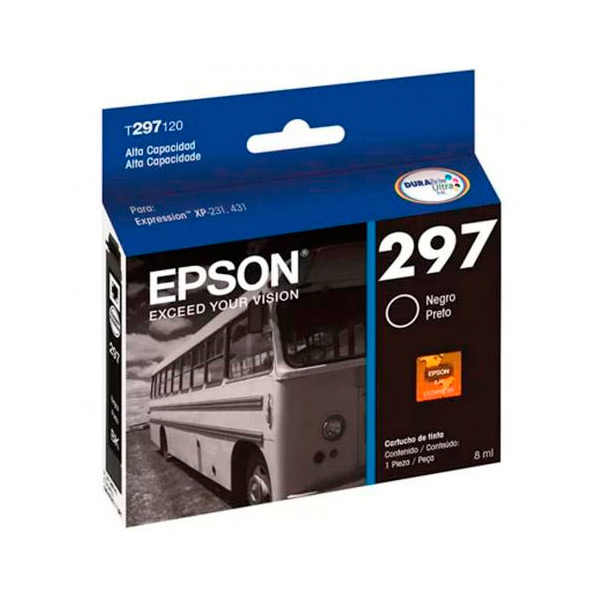 CARTUCHO EPSON T297120 (297) 8ML PRETO