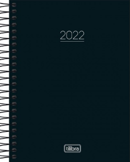 AGENDA DI�RIA ESPIRAL PEPPER PRETA 179698