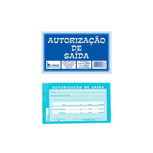 AUTORIZA��O SA�DA FIRMA COM 50 FOLHAS 1078