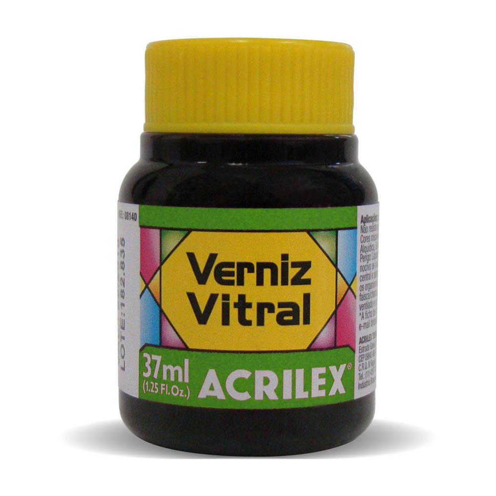 VERNIZ VITRAL 37ML VERDE FOLHA 510