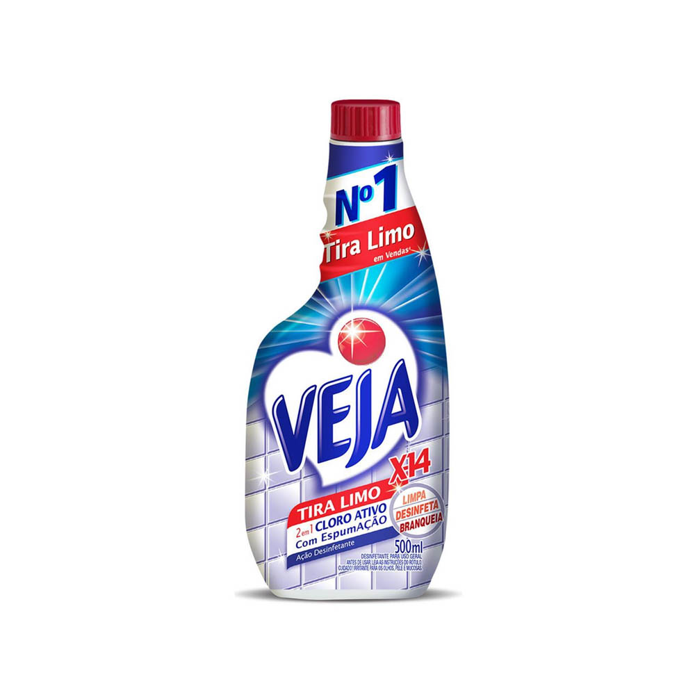 VEJA TIRA LIMO X-14 2 EM 1 500ML