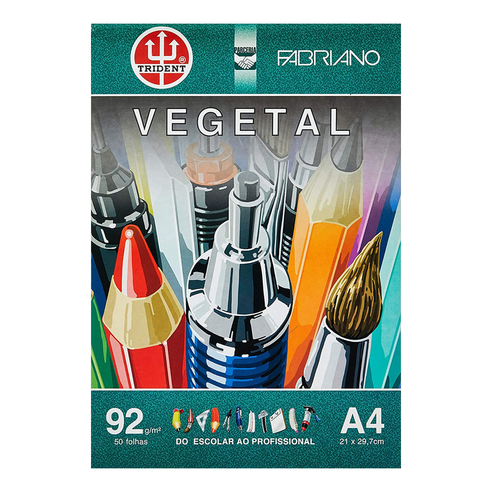 VEGETAL LISO A4 92G COM 50 FOLHAS PV-A492